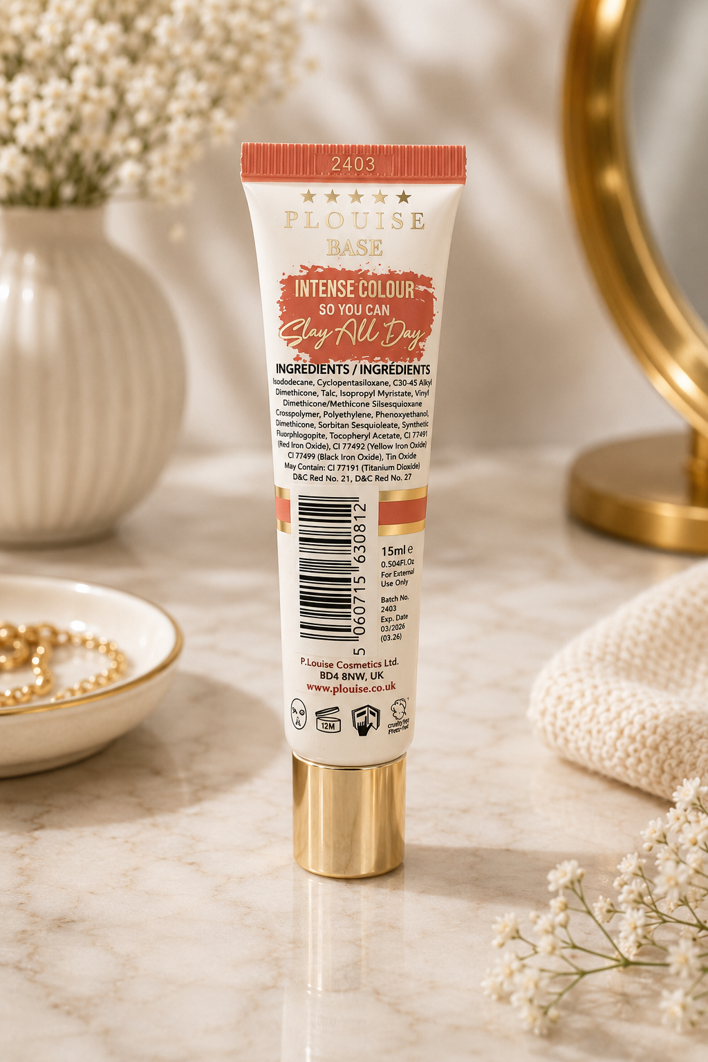 P.Louise Blush Tint | Multi-Use Liquid Blush | Waterproof & Long Lasting | Highly Pigmented | Lightweight Blendable Formula | 15ml